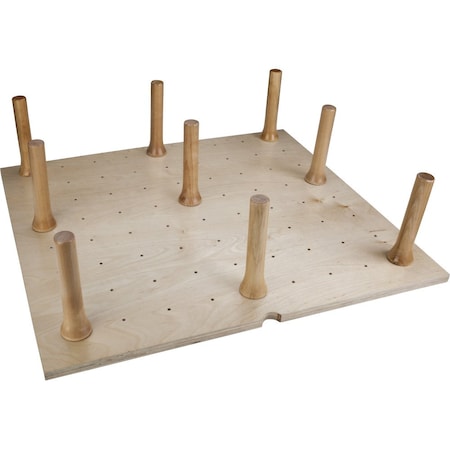 Hardware Resources 12-Peg Drop-In Peg Board Drawer Insert PEG-12